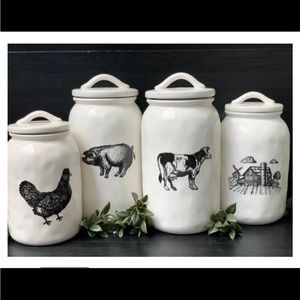 Farm Line Canisters by Kathy Diep